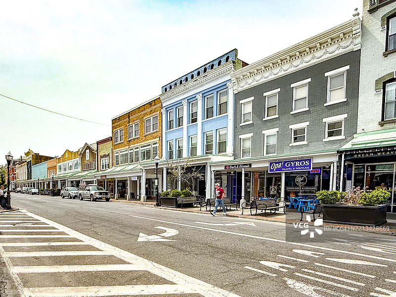 金斯顿历史区北前街的店面图片素材