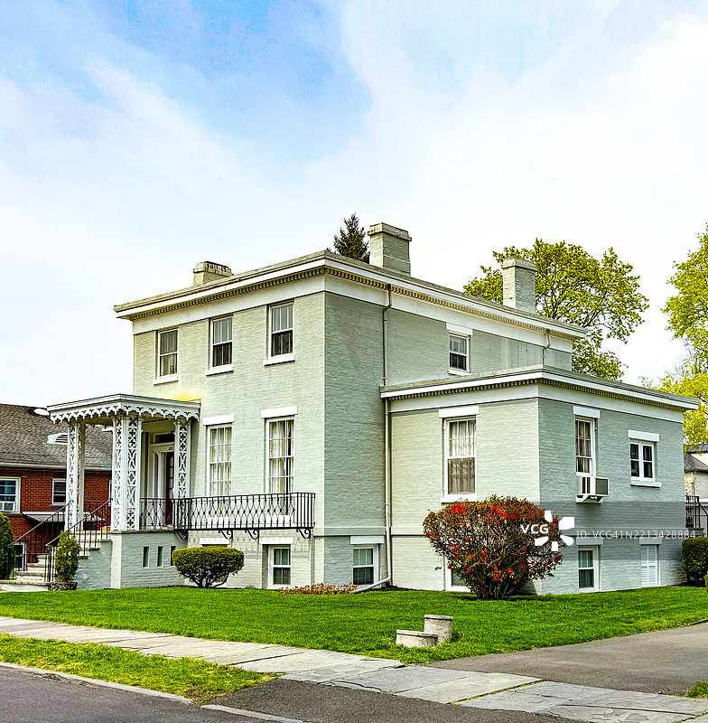 金斯顿历史区的住宅建筑图片素材