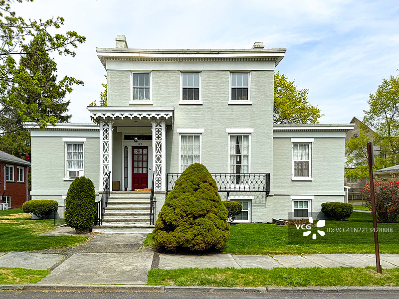 金斯顿历史区的住宅建筑图片素材