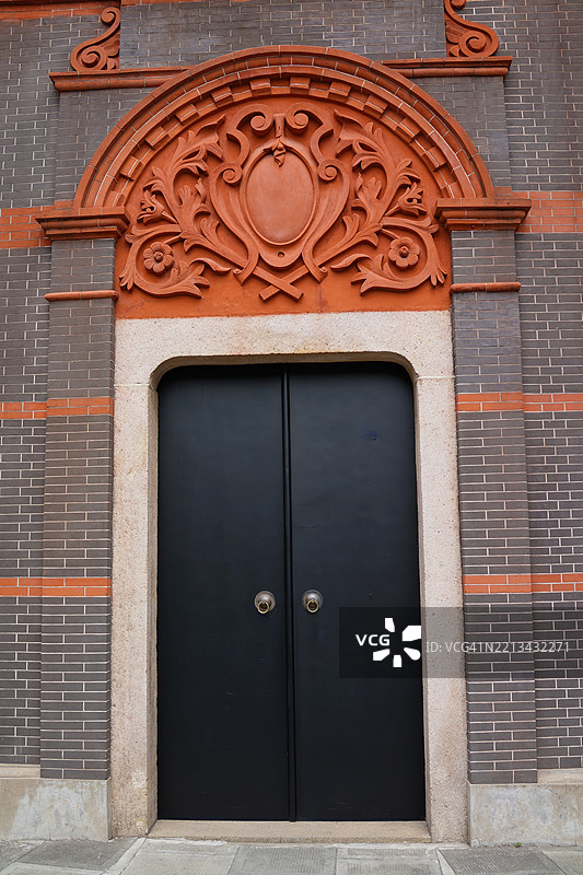 上海“石库门”入口图片素材