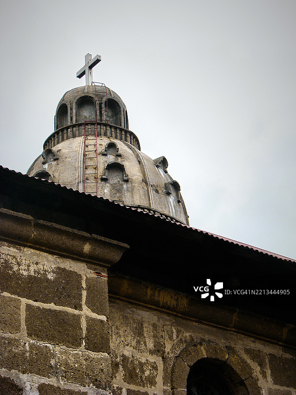 塔吉格的圣安妮教堂钟楼，建于西班牙殖民时期。图片素材