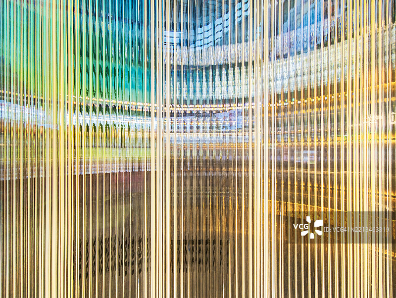 玻璃上的光亮线条，纹理玻璃图片素材
