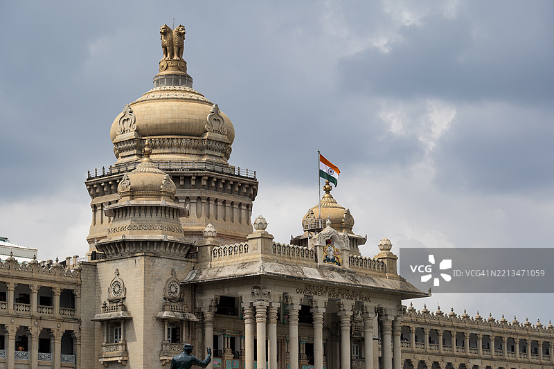 印度卡纳塔克邦班加罗尔的维德纳苏达（立法大厦）图片素材