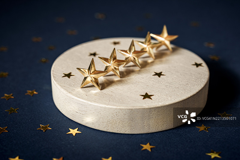 卓越的概念，金星，五星图片素材