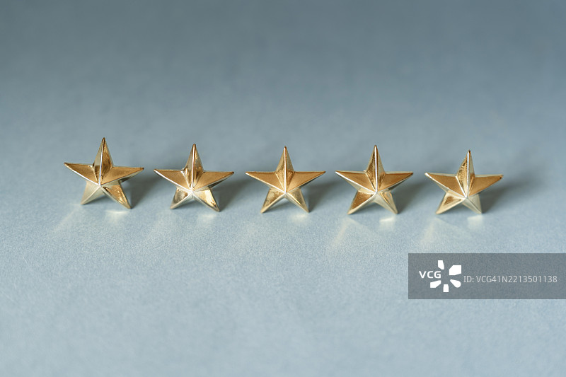 卓越的概念，金星，五星图片素材