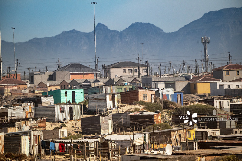 开普敦的卡耶利查广阔城镇图片素材
