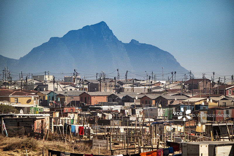 开普敦的广阔城镇卡耶利查图片素材