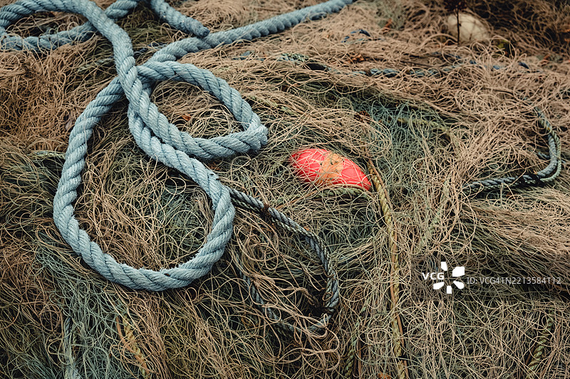 渔网和绳索图片素材