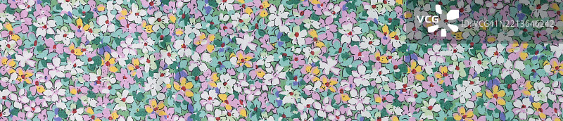 色彩斑斓的花卉图案面料图片素材