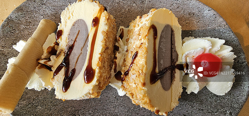 脆皮甜点图片素材