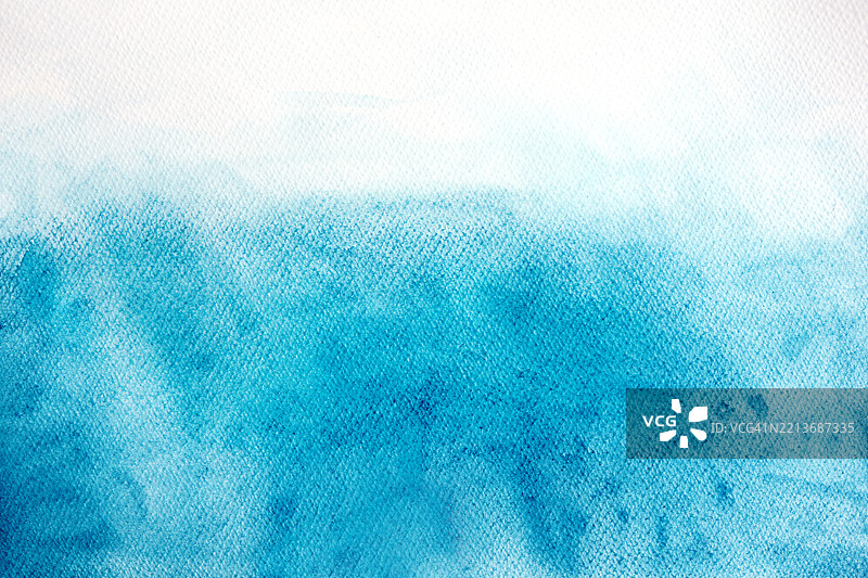 蓝色磨损水彩纹理艺术，带有柔和渐变图片素材