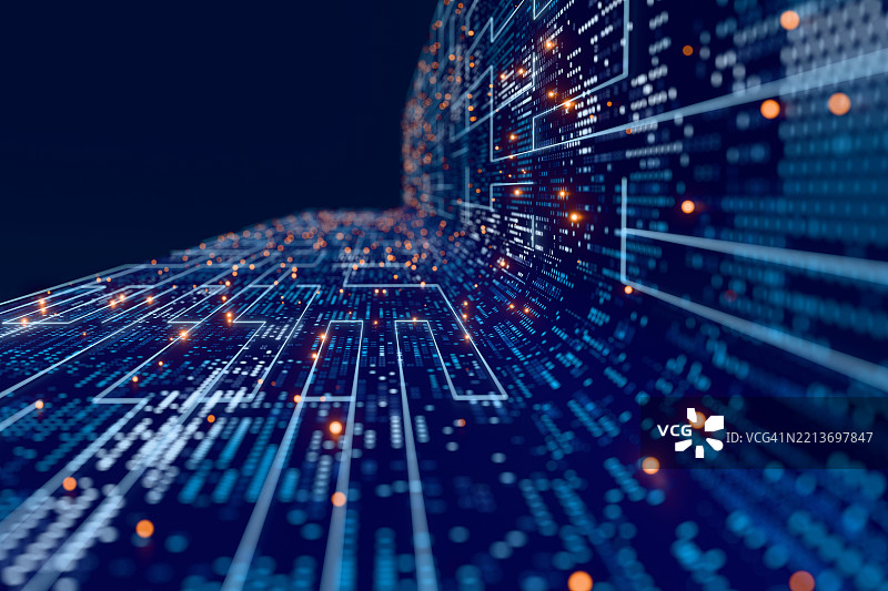 未来数字控制面板抽象界面图片素材