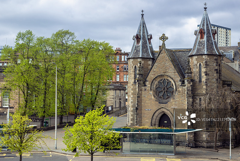 邓迪，苏格兰，三一厅高中图片素材