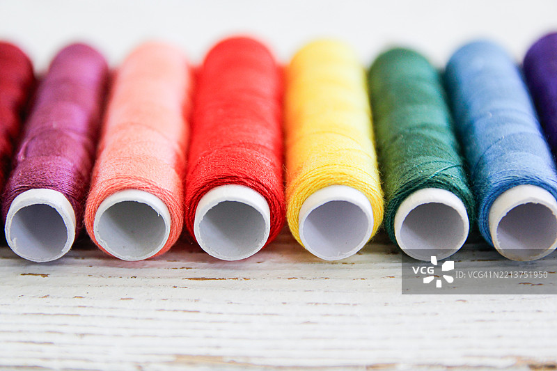 彩色线轴图片素材