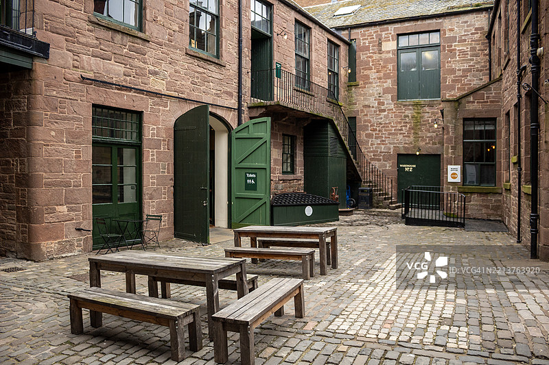 邓迪的绿意工厂博物馆，苏格兰图片素材