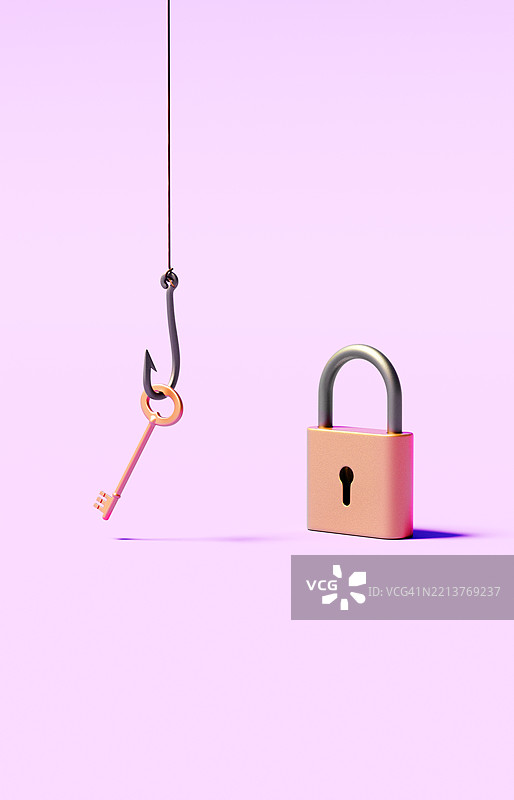 诱惑的锁：钩子上的钥匙与超大挂锁并排放置图片素材