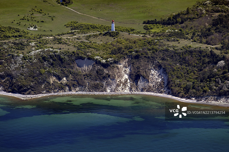 希登泽岛，梅克伦堡-前波美拉尼亚州，小型飞机拍摄的航拍照片，2025年4月27日 ++ 最低费用50欧元 ++，欧洲图片素材