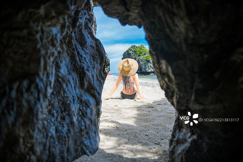 春蓬的朗卡基奥岛图片素材