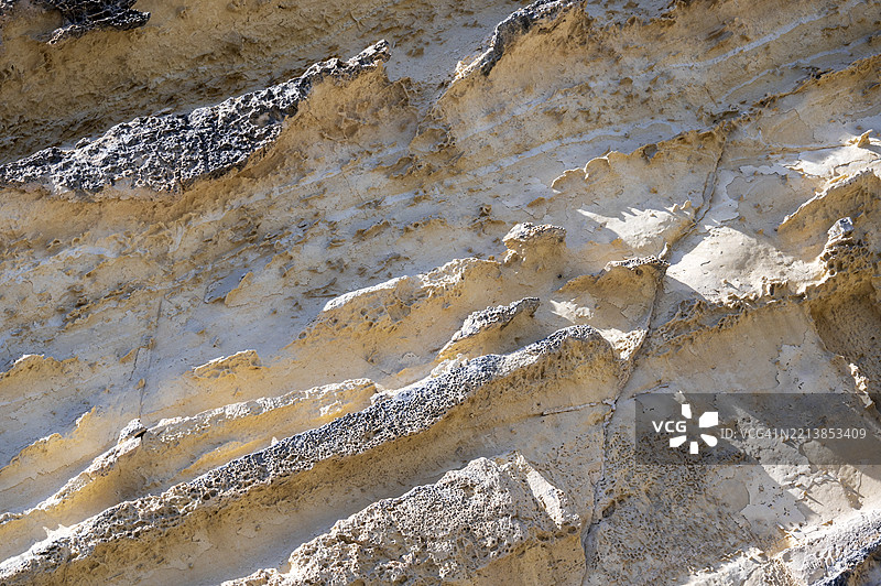 砂岩岩层图案图片素材
