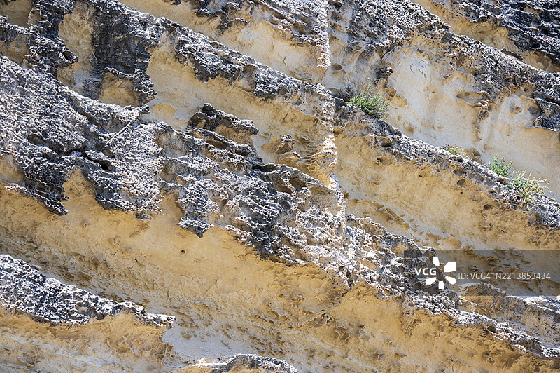 砂岩岩层图案图片素材