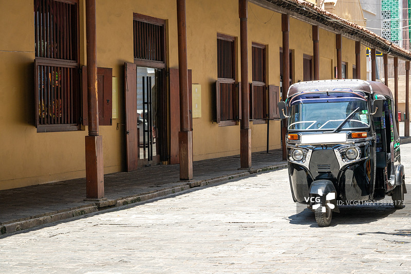 斯里兰卡科伦坡的嘟嘟车图片素材