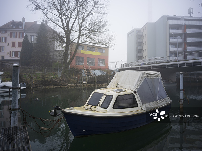 比尔运河的冬季景色图片素材