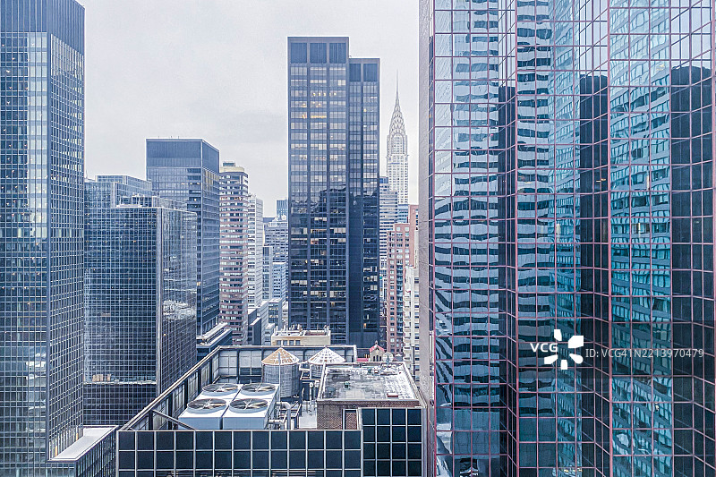 纽约市。克莱斯勒大厦图片素材
