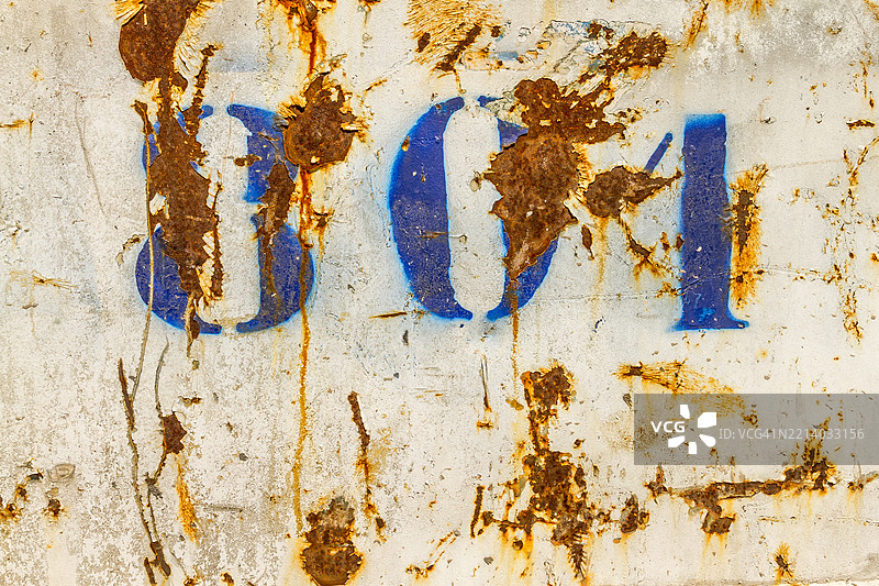 集装箱编号八百零一图片素材