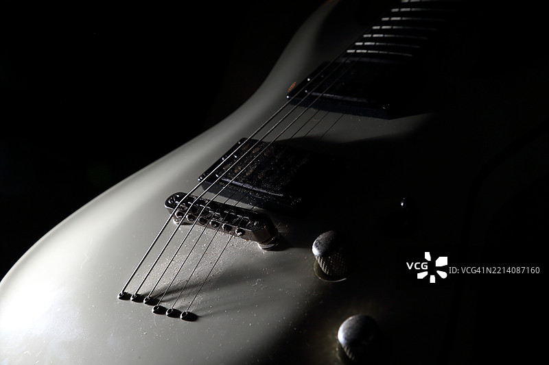 吉他的特写镜头图片素材