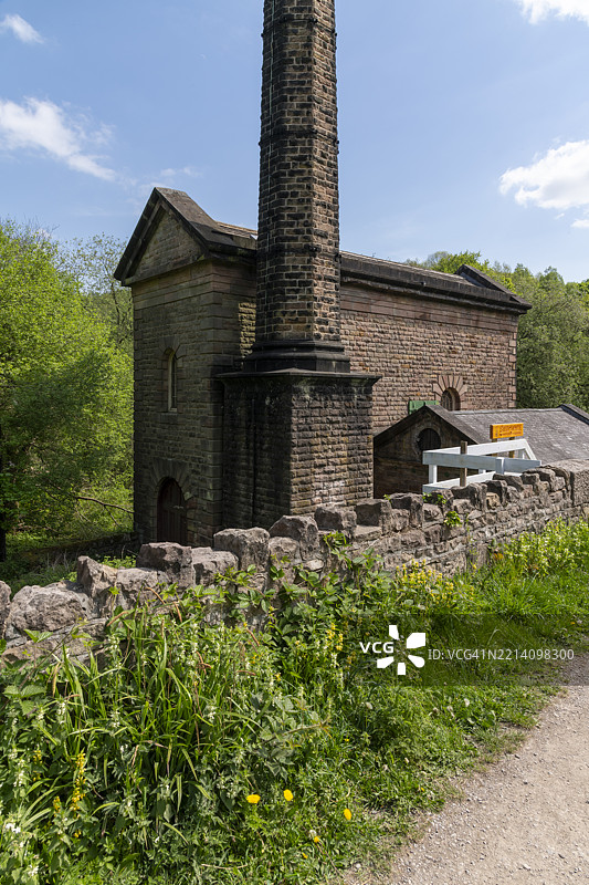 克朗福德运河上的利伍德泵房图片素材