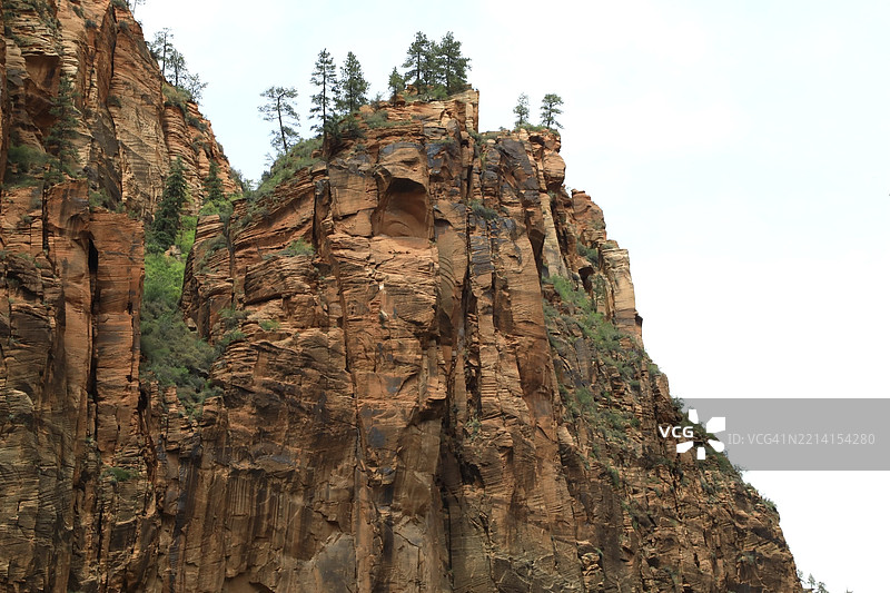 犹他州标志性的锡安国家公园图片素材