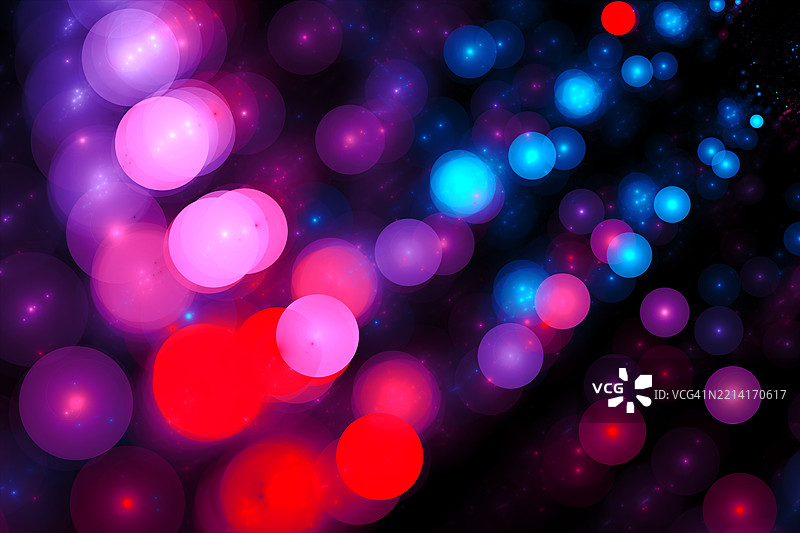 旋转抽象分形霓虹紫外线闪烁波光背景艺术图片素材