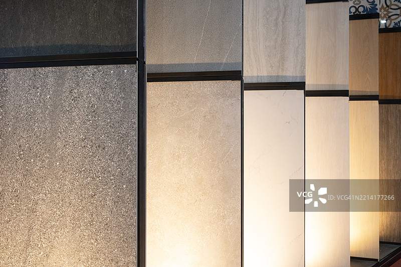 一排石板样品图片素材