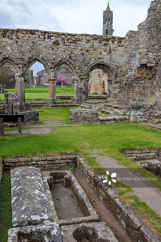 圣安德鲁斯大教堂，苏格兰图片素材
