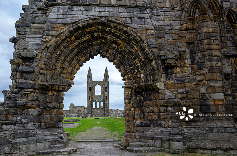 圣安德鲁斯大教堂，苏格兰图片素材