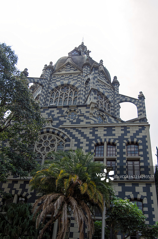 拉斐尔·乌里贝·乌里贝文化宫，哥伦比亚，安蒂奥基亚，麦德林图片素材