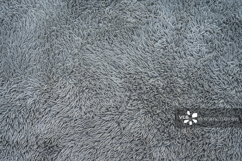 灰色超细纤维布料的全景纹理和背景。图片素材