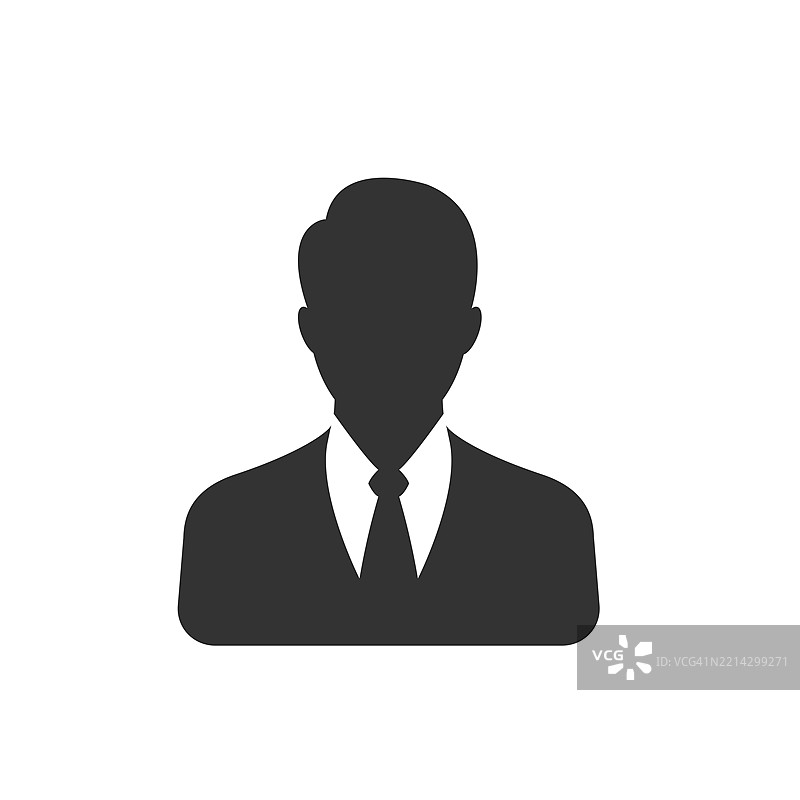 扁平风格的用户图标图片素材