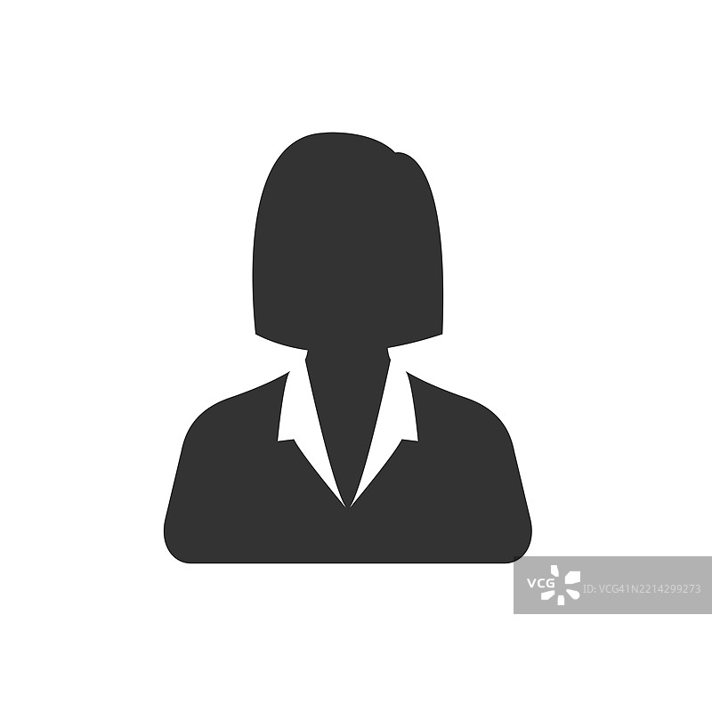 扁平风格的用户图标图片素材