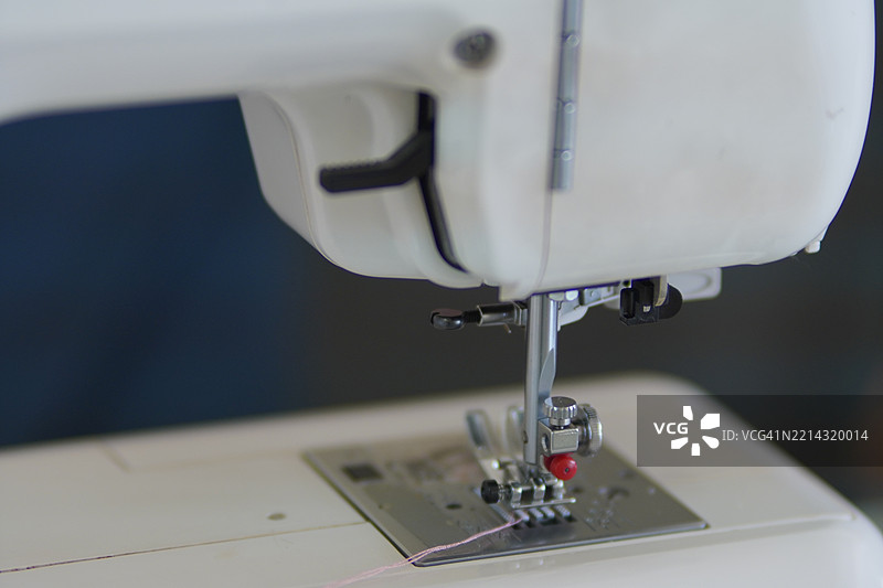 缝纫机配件设备特写图片素材