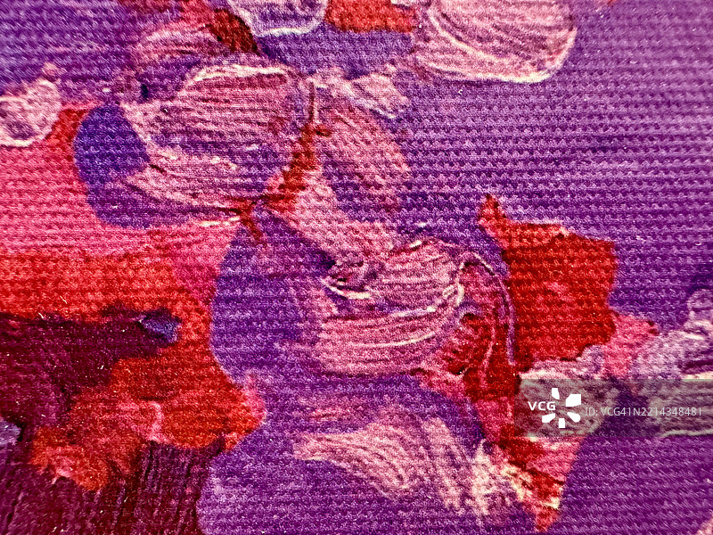 抽象的粉色和紫色画布油漆图片素材