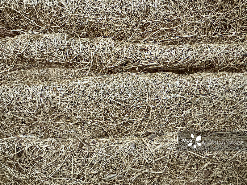 纤维表面的干草图片素材