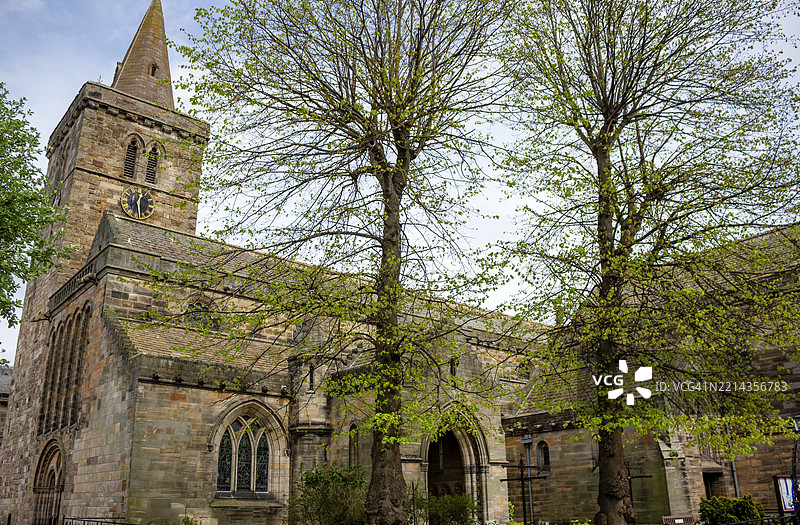 圣安德鲁斯的圣三一教堂，苏格兰图片素材