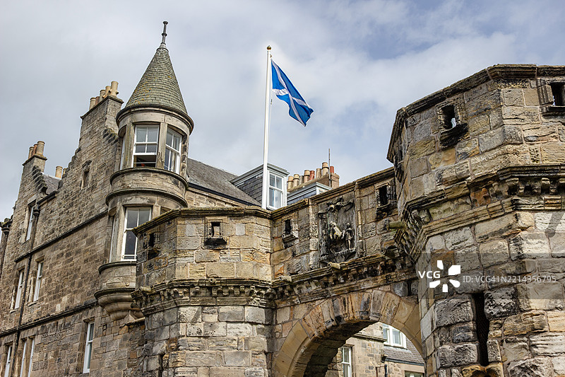 圣安德鲁斯西港门，苏格兰图片素材