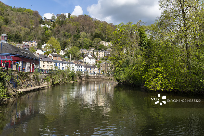 马特洛克浴场，德比郡，英格兰图片素材
