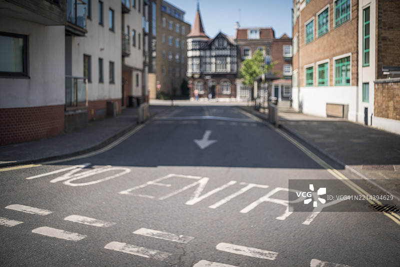 朴茨茅斯的禁止入内标志图片素材