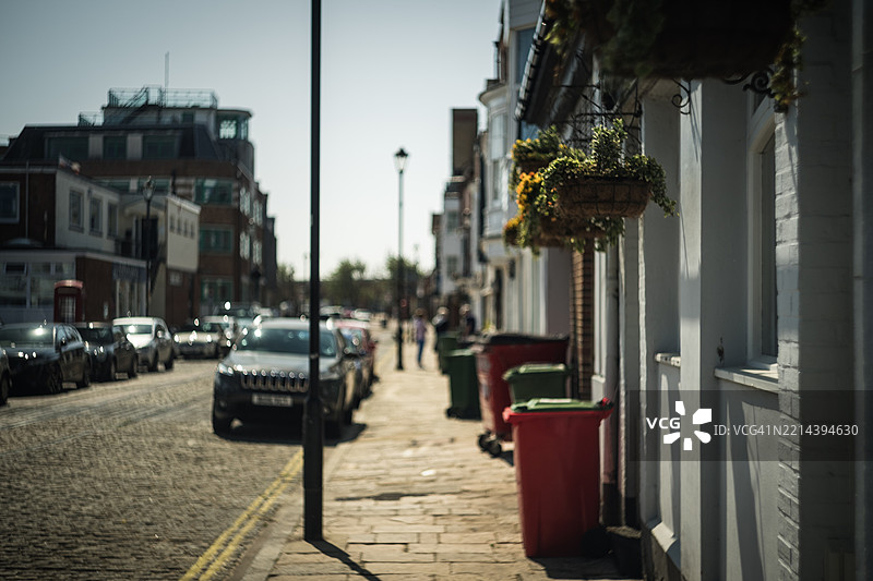 朴茨茅斯的城市街道图片素材