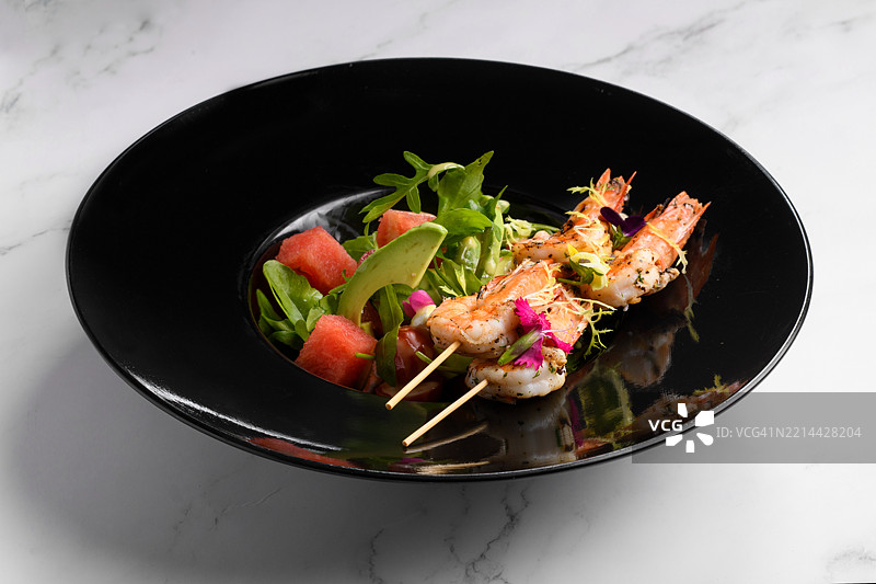 虾串烧图片素材