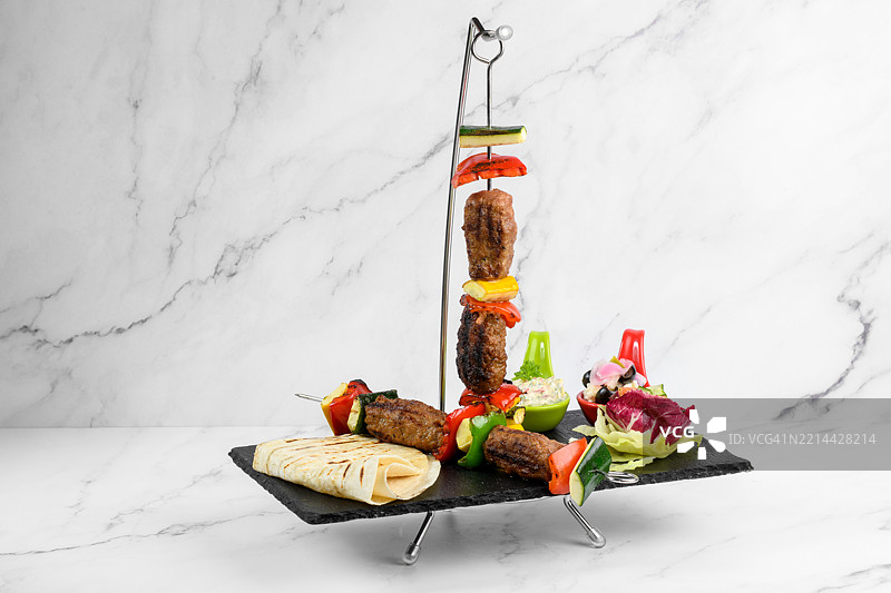 牛肉串烧图片素材