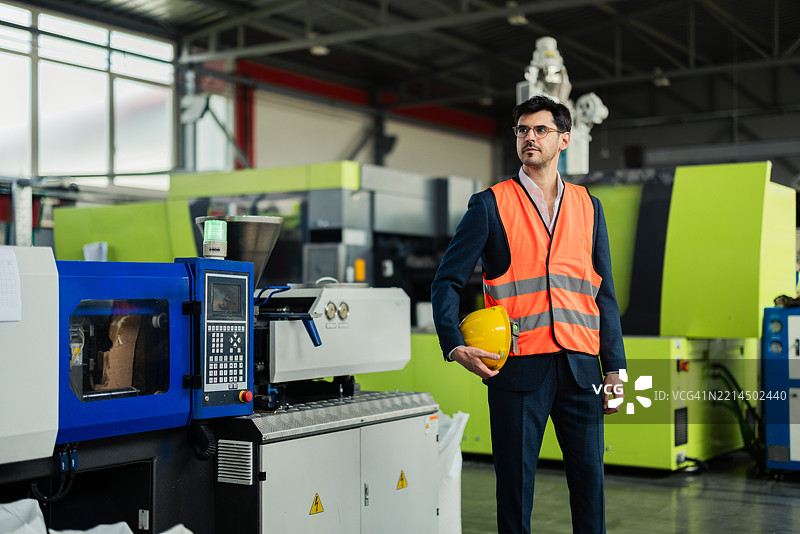 PVC工厂的主管肖像图片素材